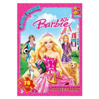Дитячий пазл "Barbie" BA013 плакат 70 елементів G-Toys