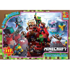 Дитячий пазл "Minecraft" MC805 плакат 117 елементів G-Toys
