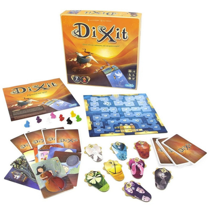 Настільна гра "Dixit"Ігромаг 6665D QRкод з українськими правилами Игромаг