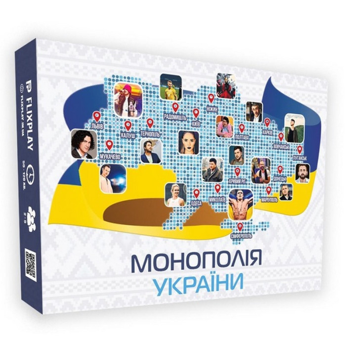 Настільна гра "Монополія України" PLR-0044 українською мовою FlixPlay
