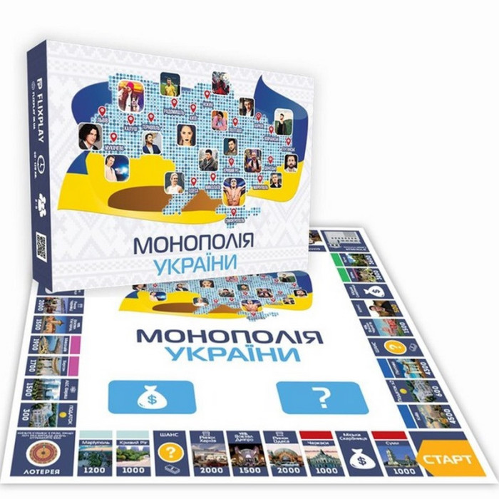Настільна гра "Монополія України" PLR-0044 українською мовою FlixPlay