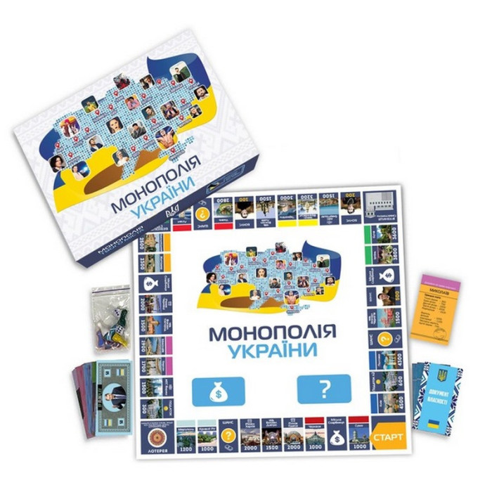 Настільна гра "Монополія України" PLR-0044 українською мовою FlixPlay