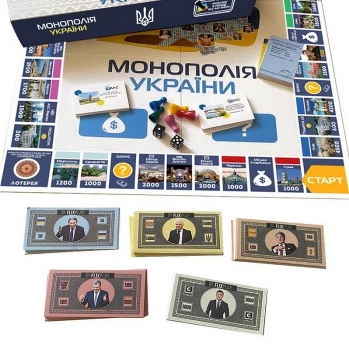 Настільна гра "Монополія України" PLR-0044 українською мовою FlixPlay