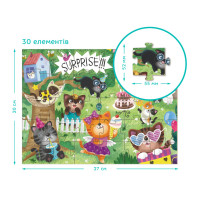 Дитячі пазли 300417 "Свято котиків" 30 елементів DoDo Toys