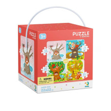 Дитячий набір пазлів "Пори року" DoDo 300125, 4 в 1 DoDo Toys