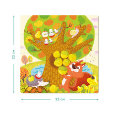 Дитячий набір пазлів "Пори року" DoDo 300125, 4 в 1 DoDo Toys
