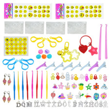 Дитячий набір для плетіння браслетів "Loom" 16202(Violet) в чемодані Bambi
