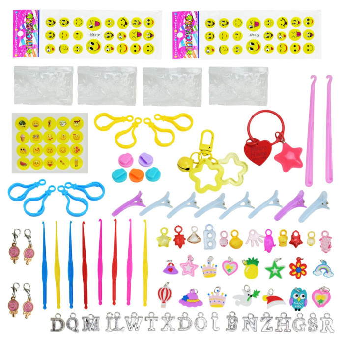 Дитячий набір для плетіння браслетів "Loom" 16202(Violet) в чемодані Bambi