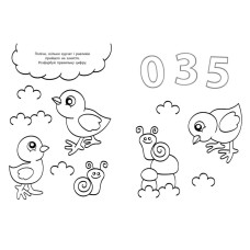 Водні розмальовки-розвивайки "Цифри, рахунок" 735009, 16 сторінок Ranok Creative