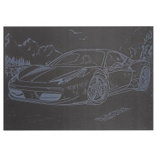Гравюра А5 "Спорткар-2"ГрА5с-18 економ варіант у пакеті 21 х 14,8 см Danko Toys