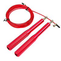 Швидкісна регульована скакалка MS 3407(Red) 290 см Bambi
