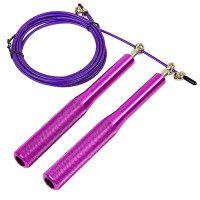 Швидкісна регульована скакалка MS 3407(Violet) 290 см Bambi