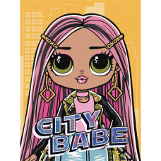 Картина за номерами "L.O.L. Surprise! O.M.G. City Babe" KHO6277, 30х40 см Идейка