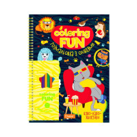 Дитяча розмальовка з олівцями "Coloring fun"НТ-39-03, 24 аркуши Апельсин