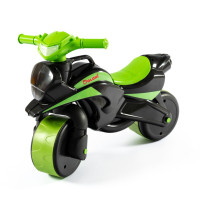 Мотобайк беговел Doloni Toys 0138/590 Чорно-Зелений Doloni