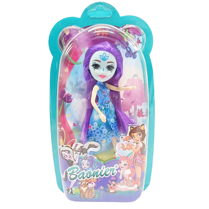 Дитяча іграшкова Лялька "Baobier" JJ8572-22(Violet) 15 см, шарнірна Bambi