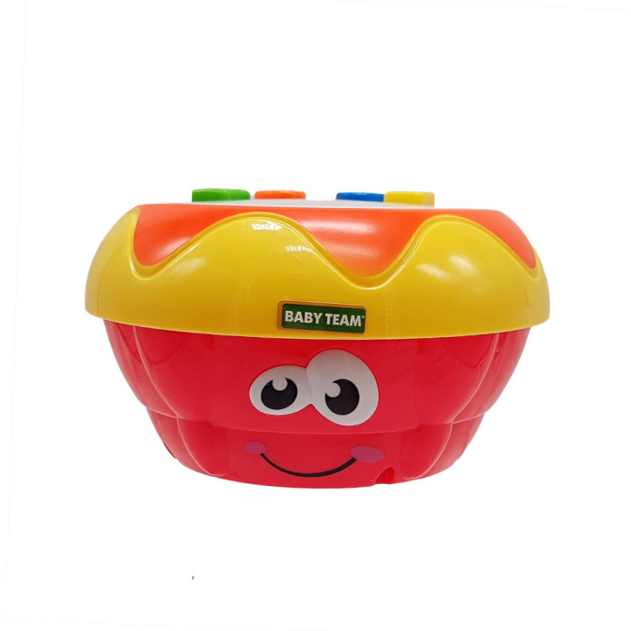 Дитяча музична іграшка "Барабан" 8643(Red) світлові та звукові ефекти BABY TEAM