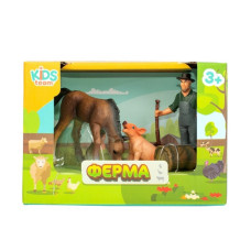 Дитячий іграшковий набір "Ферма" Q9899-T1_3 конячка, свинка, фермер Kids Team