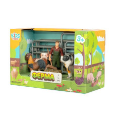 Дитячий іграшковий набір "Ферма" Q9899-X14_1 собаки, гусак, півень Kids Team