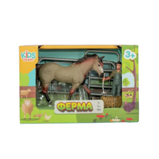Дитячий іграшковий набір "Ферма" Q9899-X3_4 кінь з парканом Kids Team