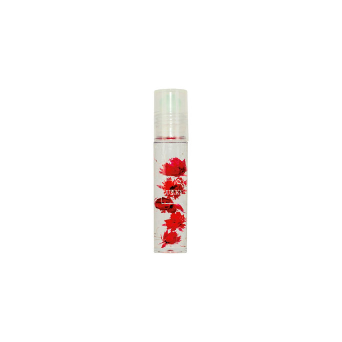 Дитяча олійка-блиск для губ Aqua Fleur T22005 з червоними квітами Lukky
