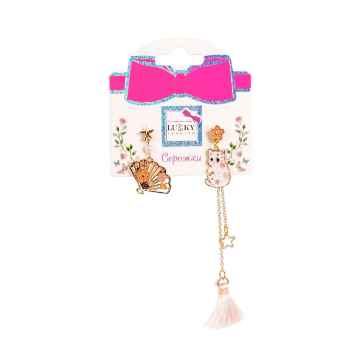 Дитячі сережки "Fashion східний стиль" T24634 Lukky