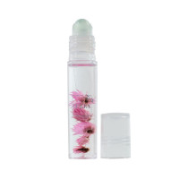 Дитяча олійка-блиск для губ Aqua Fleur T22004 з рожевими квітами Lukky