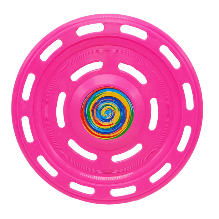 Літаюча тарілка S0007(Pink) рожева 22 см MToys