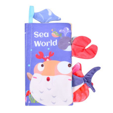 Розвиваюча книжка-шуршалка 668-230(Sea world) англійські слова Bambi