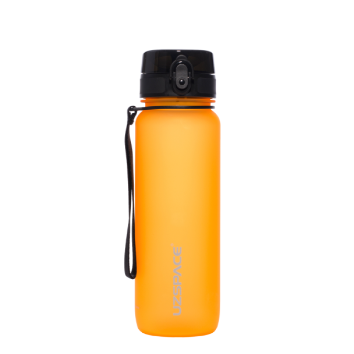 Пляшка для води UZSPACE 3053(Orange) 800 мл, помаранчева UZspace