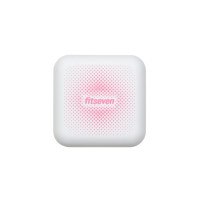 Кейс для капсул Fitseven UZSPACE TP005WP, білий з ромбами UZspace
