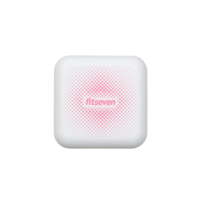 Кейс для капсул Fitseven UZSPACE TP005WP, білий з ромбами UZspace