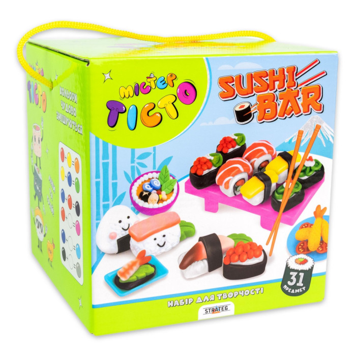 Креативна творчість "Містер тісто Sushi Bar" 41013, 31 предмет Strateg