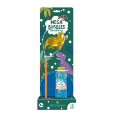 Мильні бульбашки "Mega Bubbles Динозаври" 500122 з тарілкою 450 мл DoDo Toys