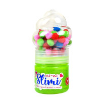 Іграшка-антистрес Слайм Mi-mi Slimi 71827ST(Green), з помпонами Strateg