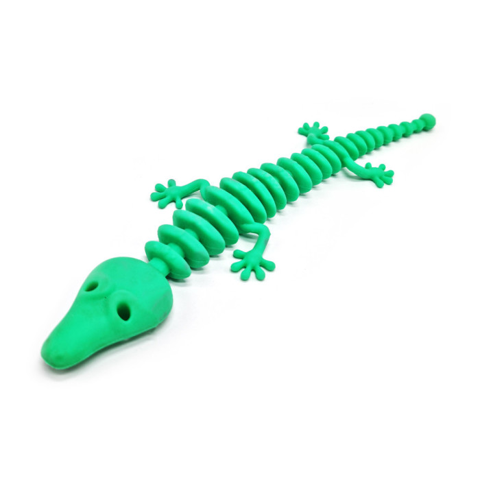 УЦІНКА! Ящірка антистрес MS3656(Green)-UC 20 см