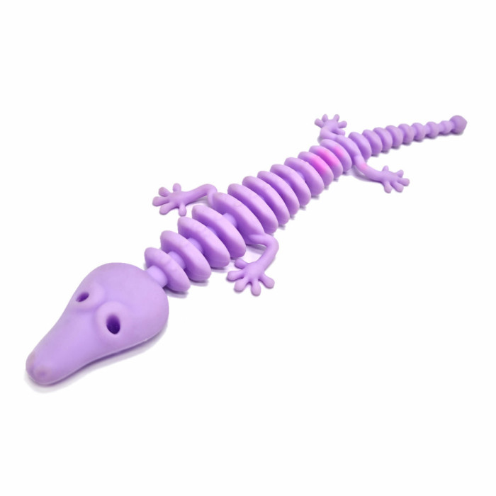 УЦІНКА! Ящірка антистрес MS3656(Violet)-UC 20 см