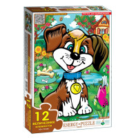 Пазл дитячий Песик 88212, 12 великих елементів Энергия Плюс