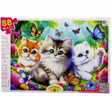 Пазл дитячий Котики 88304, 88 елементів Энергия Плюс