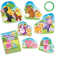 Дитяча настільна гра "Мама і малюк" VT2100-14 з липучками Vladi Toys
