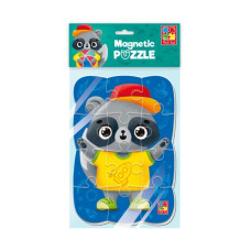 Дитячий магнітний пазл "Єнот" VT3205-91, 12 елементів Vladi Toys