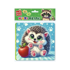 Дитячий м'який пазл "Єнот та їжачок" VT1102-36, 25 елементів Vladi Toys