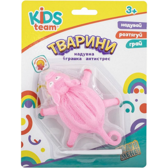 Дитяча надувна іграшка антистрес Тварини "Порося" CKS-10234C_4 Kids Team