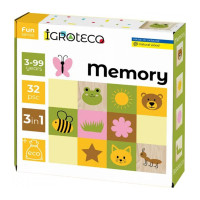 Дитяча настільна гра "Меморі 3 в 1" 900644, 32 елементи  Igroteco