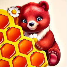 Дитячий пазл сортер "Меморі стільники" (ПСД277) PSD277 Ubumblebees