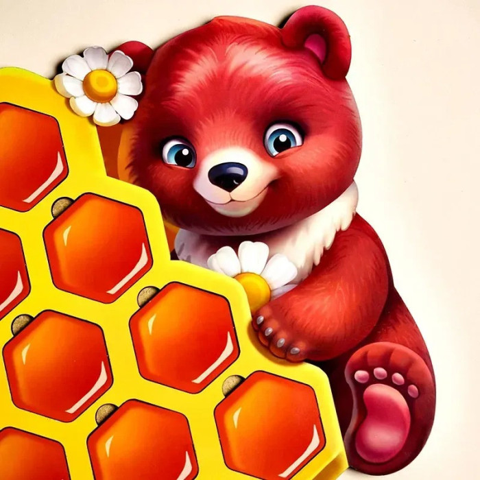 Дитячий пазл сортер "Меморі стільники" (ПСД277) PSD277 Ubumblebees