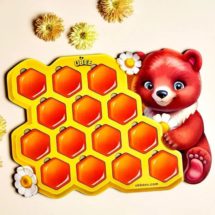 Дитячий пазл сортер "Меморі стільники" (ПСД277) PSD277 Ubumblebees