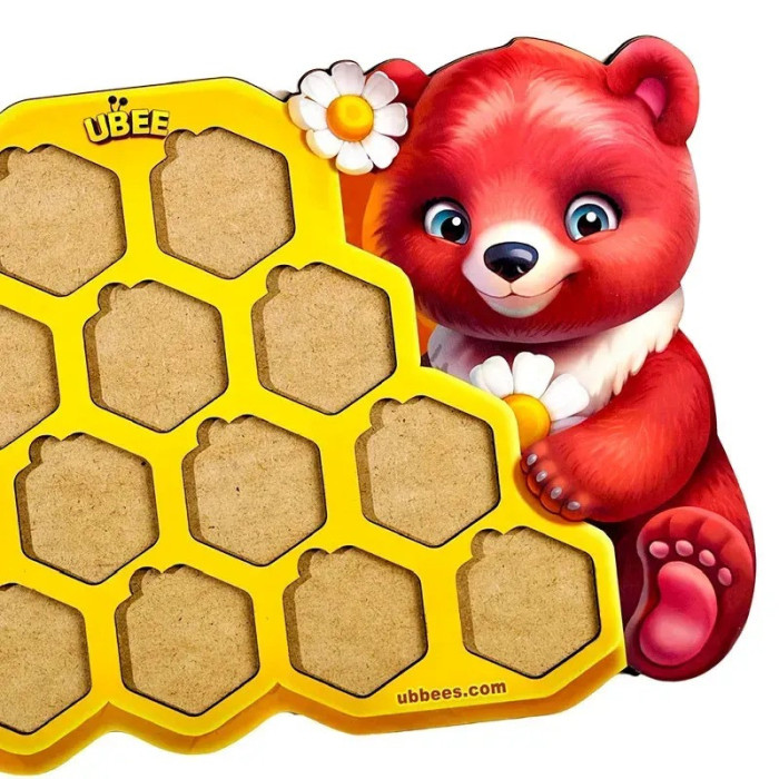 Дитячий пазл сортер "Меморі стільники" (ПСД277) PSD277 Ubumblebees