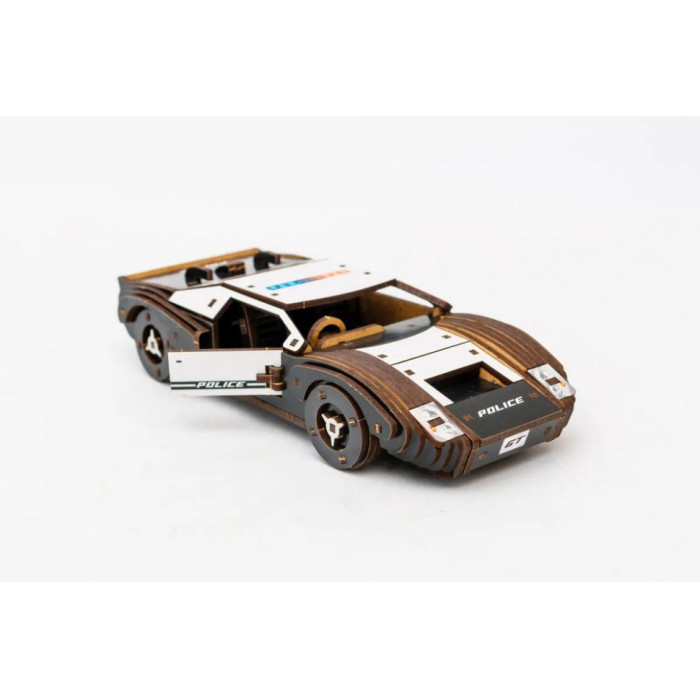 Дерев’яний 3D конструктор Fast car Gt Puz-26916, 164 деталі PuzzleOK