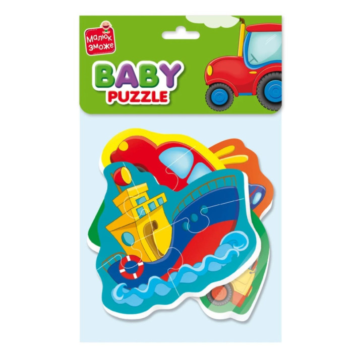 Дитячі пазли Baby puzzle "Транспорт" Vladi toys VT1106-96 Vladi toys